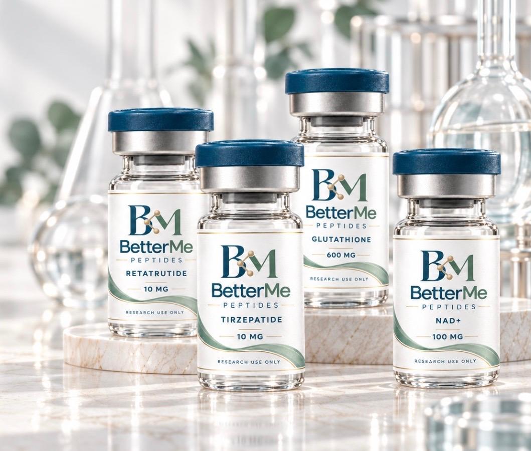 BetterMe Peptides vials